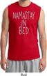 Mens Yoga Shirt Namastay In Bed Muscle Tee T-Shirt