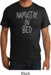 Mens Yoga Shirt Namastay In Bed Organic Tee T-Shirt