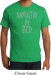 Mens Yoga Shirt Namastay In Bed Organic Tee T-Shirt