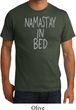 Mens Yoga Shirt Namastay In Bed Organic Tee T-Shirt