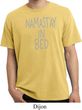 Mens Yoga Shirt Namastay In Bed Pigment Dyed Tee T-Shirt
