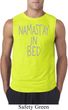 Mens Yoga Shirt Namastay In Bed Sleeveless Tee T-Shirt