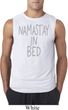 Mens Yoga Shirt Namastay In Bed Sleeveless Tee T-Shirt