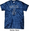 Mens Yoga Shirt Namastay In Bed Spider Tie Dye Tee T-shirt