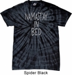 Mens Yoga Shirt Namastay In Bed Spider Tie Dye Tee T-shirt