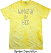 Mens Yoga Shirt Namastay In Bed Spider Tie Dye Tee T-shirt