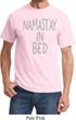 Mens Yoga Shirt Namastay In Bed Tee T-Shirt