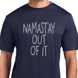 Mens Yoga Shirt Namastay Out Of It Moisture Wicking Tee T-Shirt Mens Yoga Shirt Namastay Out Of It Moisture Wicking Tee T-Shirt