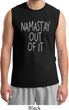 Mens Yoga Shirt Namastay Out Of It Muscle Tee T-Shirt