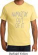 Mens Yoga Shirt Namastay Out Of It Organic Tee T-Shirt