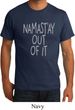 Mens Yoga Shirt Namastay Out Of It Organic Tee T-Shirt