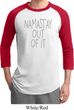 Mens Yoga Shirt Namastay Out Of It Raglan Tee T-Shirt