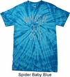Mens Yoga Shirt Namastay Out Of It Spider Tie Dye Tee T-shirt