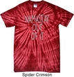 Mens Yoga Shirt Namastay Out Of It Spider Tie Dye Tee T-shirt