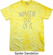 Mens Yoga Shirt Namastay Out Of It Spider Tie Dye Tee T-shirt