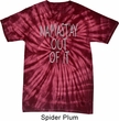 Mens Yoga Shirt Namastay Out Of It Spider Tie Dye Tee T-shirt