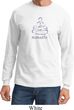 Mens Yoga Shirt Namaste Lotus Pose Long Sleeve Tee T-Shirt