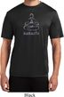 Mens Yoga Shirt Namaste Lotus Pose Moisture Wicking Tee T-Shirt