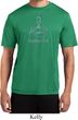 Mens Yoga Shirt Namaste Lotus Pose Moisture Wicking Tee T-Shirt
