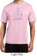 Mens Yoga Shirt Namaste Lotus Pose Moisture Wicking Tee T-Shirt