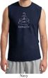 Mens Yoga Shirt Namaste Lotus Pose Muscle Tee T-Shirt