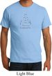 Mens Yoga Shirt Namaste Lotus Pose Organic Tee T-Shirt