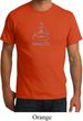 Mens Yoga Shirt Namaste Lotus Pose Organic Tee T-Shirt