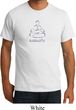 Mens Yoga Shirt Namaste Lotus Pose Organic Tee T-Shirt