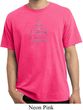 Mens Yoga Shirt Namaste Lotus Pose Pigment Dyed Tee T-Shirt