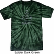 Mens Yoga Shirt Namaste Lotus Pose Spider Tie Dye Tee T-shirt