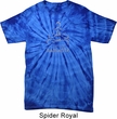 Mens Yoga Shirt Namaste Lotus Pose Spider Tie Dye Tee T-shirt