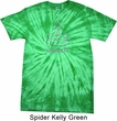 Mens Yoga Shirt Namaste Lotus Pose Spider Tie Dye Tee T-shirt