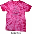 Mens Yoga Shirt Namaste Lotus Pose Spider Tie Dye Tee T-shirt