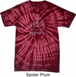 Mens Yoga Shirt Namaste Lotus Pose Spider Tie Dye Tee T-shirt