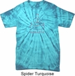 Mens Yoga Shirt Namaste Lotus Pose Spider Tie Dye Tee T-shirt