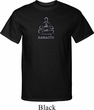 Mens Yoga Shirt Namaste Lotus Pose Tall Tee T-Shirt