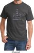 Mens Yoga Shirt Namaste Lotus Pose Tee T-Shirt