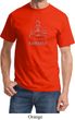 Mens Yoga Shirt Namaste Lotus Pose Tee T-Shirt