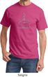 Mens Yoga Shirt Namaste Lotus Pose Tee T-Shirt