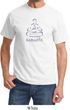 Mens Yoga Shirt Namaste Lotus Pose Tee T-Shirt