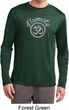 Mens Yoga Shirt Namaste Om Dry Wicking Long Sleeve