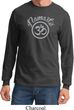 Mens Yoga Shirt Namaste Om Long Sleeve Tee T-Shirt