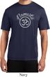 Mens Yoga Shirt Namaste Om Moisture Wicking Tee