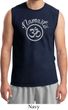 Mens Yoga Shirt Namaste Om Muscle Tee T-Shirt