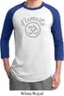 Mens Yoga Shirt Namaste Om Raglan Tee T-Shirt
