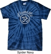 Mens Yoga Shirt Namaste Om Spider Tie Dye Tee T-shirt