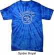 Mens Yoga Shirt Namaste Om Spider Tie Dye Tee T-shirt