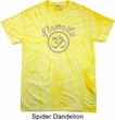 Mens Yoga Shirt Namaste Om Spider Tie Dye Tee T-shirt