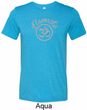 Mens Yoga Shirt Namaste Om Tri Blend Crewneck Shirt