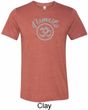 Mens Yoga Shirt Namaste Om Tri Blend Crewneck Shirt